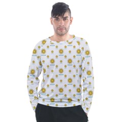 Uruguay Symbol Motif Pattern Men s Long Sleeve Raglan Tee