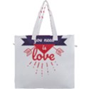 all you need is love Canvas Travel Bag View1