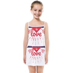 All You Need Is Love Kids  Summer Sun Dress by DinzDas