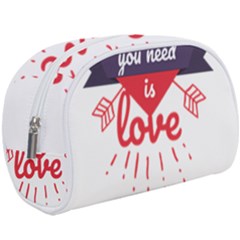 All You Need Is Love Make Up Case (large) by DinzDas