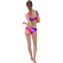 Pop Art Neon Lights Ring Detail Crop Bikini Set View2