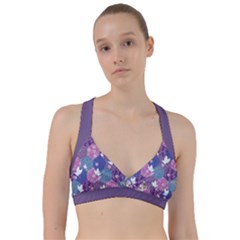 Japan Purple Sweetheart Sports Bra by flowerland