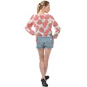 Strawberry Cow Pet Banded Bottom Chiffon Top View2