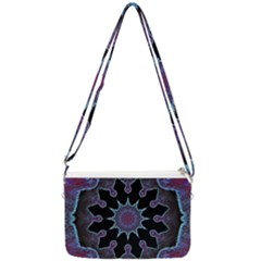 Framed Mandala Double Gusset Crossbody Bag by MRNStudios