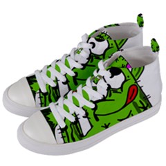 Cactus Women s Mid-top Canvas Sneakers by IIPhotographyAndDesigns