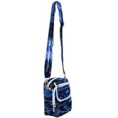 Big Rocks Illuminated By Sunlight Print Shoulder Strap Belt Bag by dflcprintsclothing