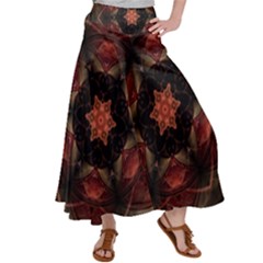 Mrn Medallion Satin Palazzo Pants by MRNStudios