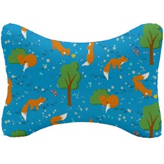 Red Fox In The Forest Seat Head Rest Cushion by SychEva