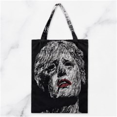 Creepy Head Sculpture Artwork Classic Tote Bag by dflcprintsclothing