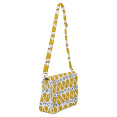 Juicy Yellow Pear Shoulder Bag With Back Zipper by SychEva