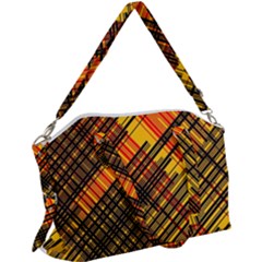 Root Humanity Orange Yellow And Black Canvas Crossbody Bag by WetdryvacsLair