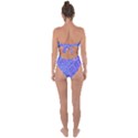 Root Humanity Barcode Purple Pink and Galuboi Tie Back One Piece Swimsuit View2