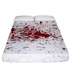 Blood2 Peopple Fitted Sheet (king Size) by JonoraRecordsApparel