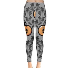 Pumpkin Pattern Leggings  by NerdySparkleGoth