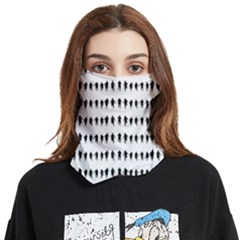 Athletic Running Graphic Silhouette Pattern Face Covering Bandana (two Sides) by dflcprintsclothing