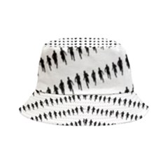 Athletic Running Graphic Silhouette Pattern Inside Out Bucket Hat by dflcprintsclothing