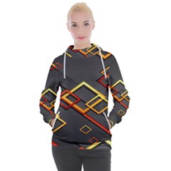 Modern Geometry Women s Hooded Pullover by Sparkle