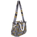 Modern Optaart Rope Handles Shoulder Strap Bag View2