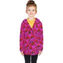 Flowers Grow And Peace Also For Humankind Kids  Double Breasted Button Coat View1