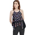 Chartres-cathedral-notre-dame-de-paris-amiens-cath-stained-glass Flowy Camisole Tank Top View1