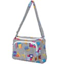 80s and 90s School Pattern Front Pocket Crossbody Bag View1