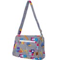 80s and 90s School Pattern Front Pocket Crossbody Bag View2