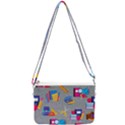 80s and 90s School Pattern Double Gusset Crossbody Bag View2