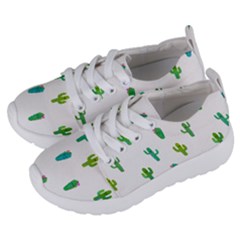 Funny Cacti With Muzzles Kids  Lightweight Sports Shoes by SychEva