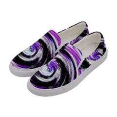 Canvas-acrylic-digital-design Women s Canvas Slip Ons by Amaryn4rt