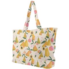 Yellow Juicy Pears And Apricots Simple Shoulder Bag by SychEva