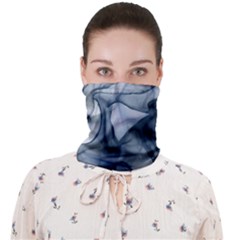 Blue Alcohol Ink Face Covering Bandana (adult) by Dazzleway