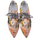 Floral Pointed Oxford Shoes View1