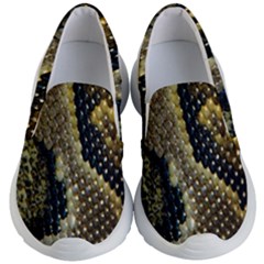 Leatherette Snake 2 Kids Lightweight Slip Ons by skindeep