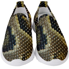 Leatherette Snake 2 Kids  Slip On Sneakers by skindeep