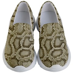 Leatherette Snake 4 Kids Lightweight Slip Ons by skindeep