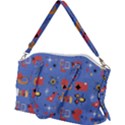 Blue 50s Canvas Crossbody Bag View2