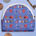 Blue 50s Horseshoe Style Canvas Pouch View2