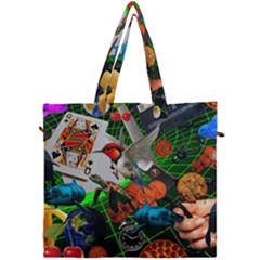 Through Space And Time Canvas Travel Bag