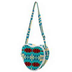 Shapes Rows Heart Shoulder Bag by LalyLauraFLM