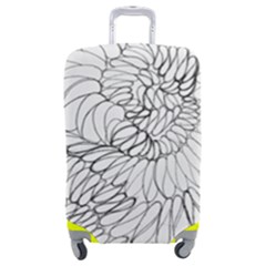 Mono Swirls Luggage Cover (medium)