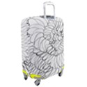 mono swirls Luggage Cover (Medium) View2