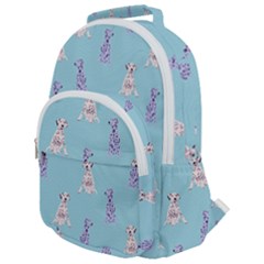 Dalmatians Are Cute Dogs Rounded Multi Pocket Backpack