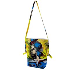 Blue Bird-1-4 Folding Shoulder Bag by bestdesignintheworld