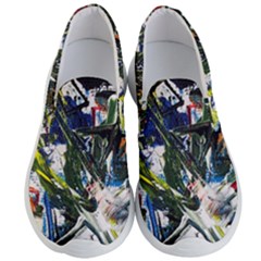 Snow In A City-1-1 Men s Lightweight Slip Ons by bestdesignintheworld