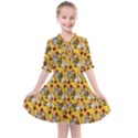 Dindollyellow Kids  All Frills Chiffon Dress View1