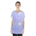 Lighblu Plaid Skirt Hem Sports Top View1