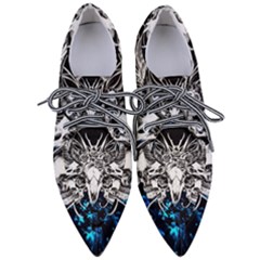 Skullart Pointed Oxford Shoes by Sparkle