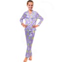 My Adventure Pastel Kid s Satin Long Sleeve Pajamas Set View1