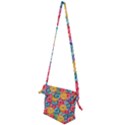 Multicolored Donuts Folding Shoulder Bag View2