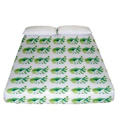 Floral Fitted Sheet (california King Size)